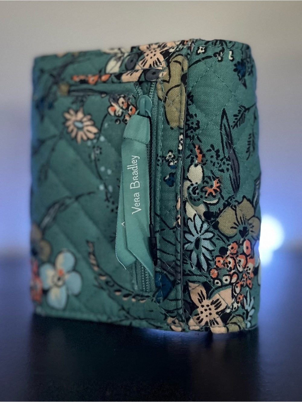 Oversized Hobo Shoulder bag + wallet - Sunlit Garden Sage by Vera Bradley - Picture 6 of 12